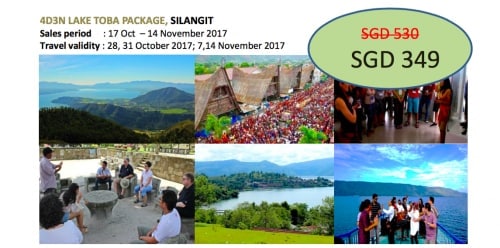 Lake Toba Package – Flight from Singapore