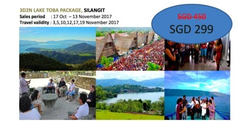 Lake Toba Package – Flight from Singapore