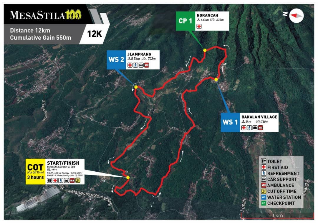 Rute lari lintas alam MesaStila 100