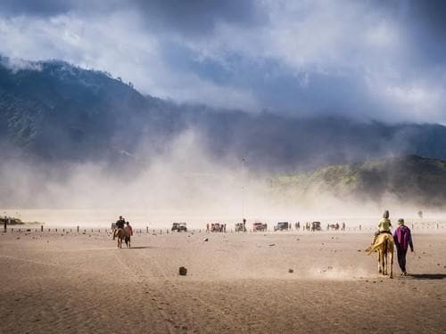 Yadnya Kasada Ritual Ceremony at Stunning Mount Bromo